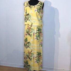 Vintage tropical vacation two pieces set